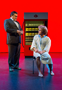 Th��tre: 1984 d'apr�s George Orwell, mise en sc�ne de Matthias Urban avec Thierry Jorand et Vincent Fontannaz