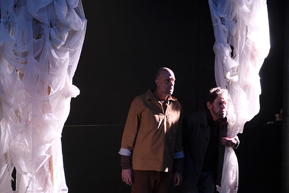 Th��tre: � la ligne, de Joseph Ponthus, mise en sc�ne de Jo Boegli, costumes Karine Dubois