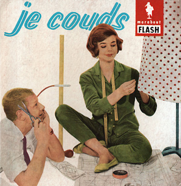 couverture d'un vieux livre Je couds