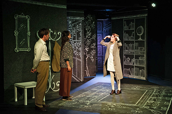 Th��tre: La Ville, mise en sc�ne de Jo Boegli, costumes Karine Dubois, de Martin Crimp