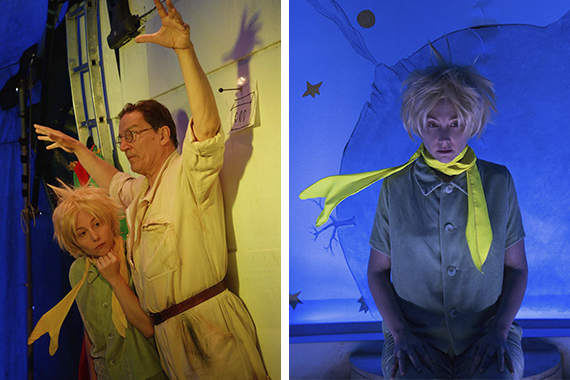 Th��tre: Le Petit Prince, de St-Exup�ry, mise en sc�ne de Isabelle Bonillo, costumes Karine Dubois, photo de Philippe Pache