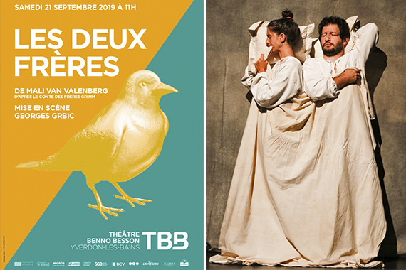 Th��tre: Les Deux Fr�res, de Mali Van Valenberg, mise en sc�ne de Georges Grbic, costumes Karine Dubois, photo de Diana � Studio ACT Photography