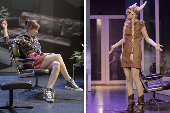 Th��tre: Perplexe, de Marius von Mayenburg, mise en sc�ne de Georges Grbic, costumes Karine Dubois, photo de Sylvain Chaboz