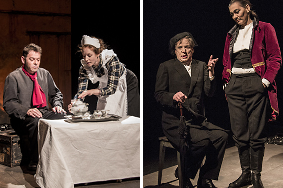 Th��tre: La Femme de chambre du Titanic, costumes Karine Dubois, de Didier Decoin, par la compagnie Collectif nunc Th��tre, mise en sc�ne de Jo Boegli