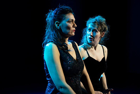 Th��tre: Les Diablogues, mise en sc�ne de Jo Boegli, costumes Karine Dubois, de Roland Dubillard