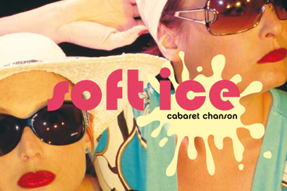 Cabaret chanson: Flyer de Soft Ice de V�ronique Reymond et St�phanie Chuat